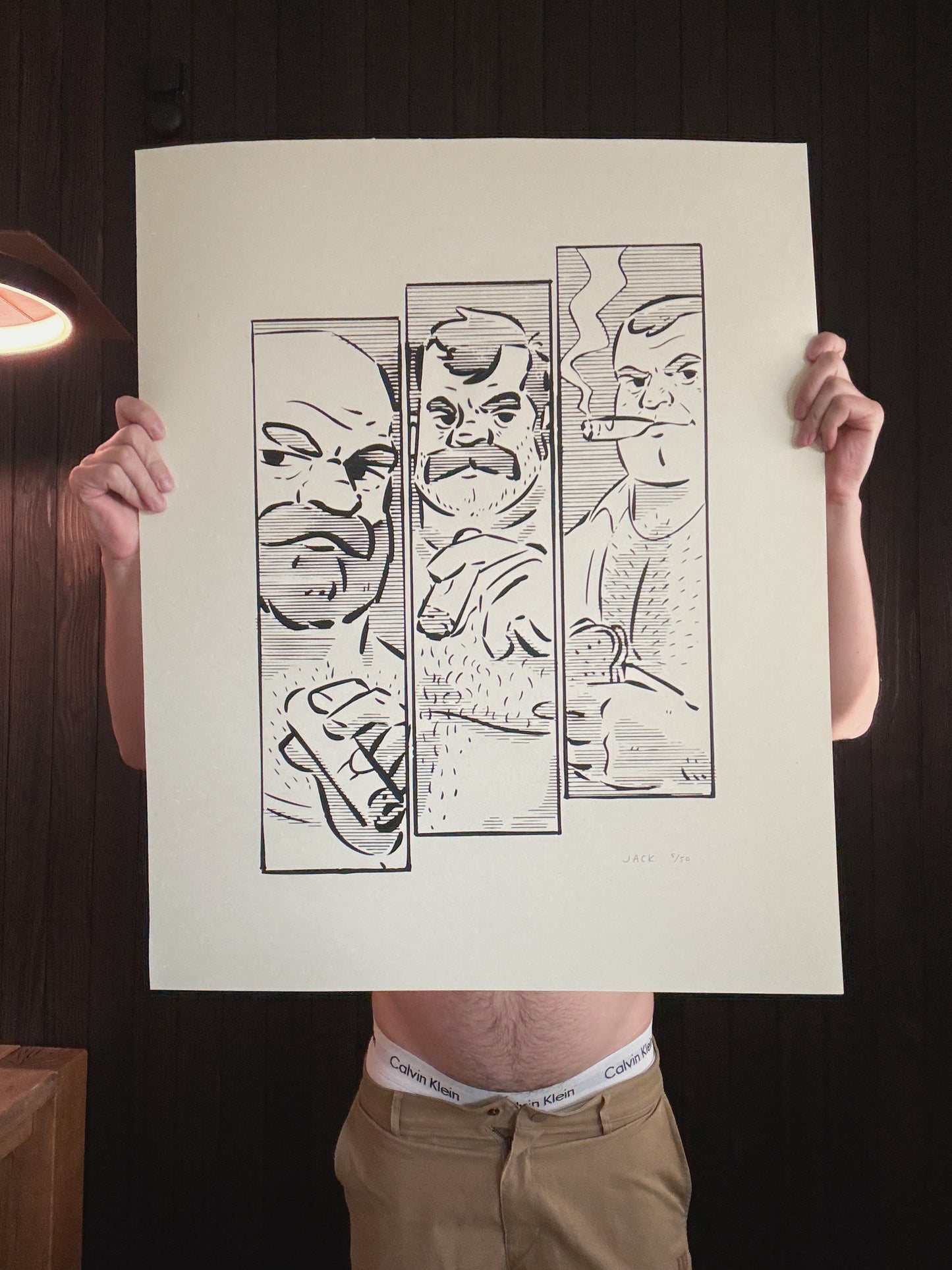 CIGAR DADS - limited edition screenprint