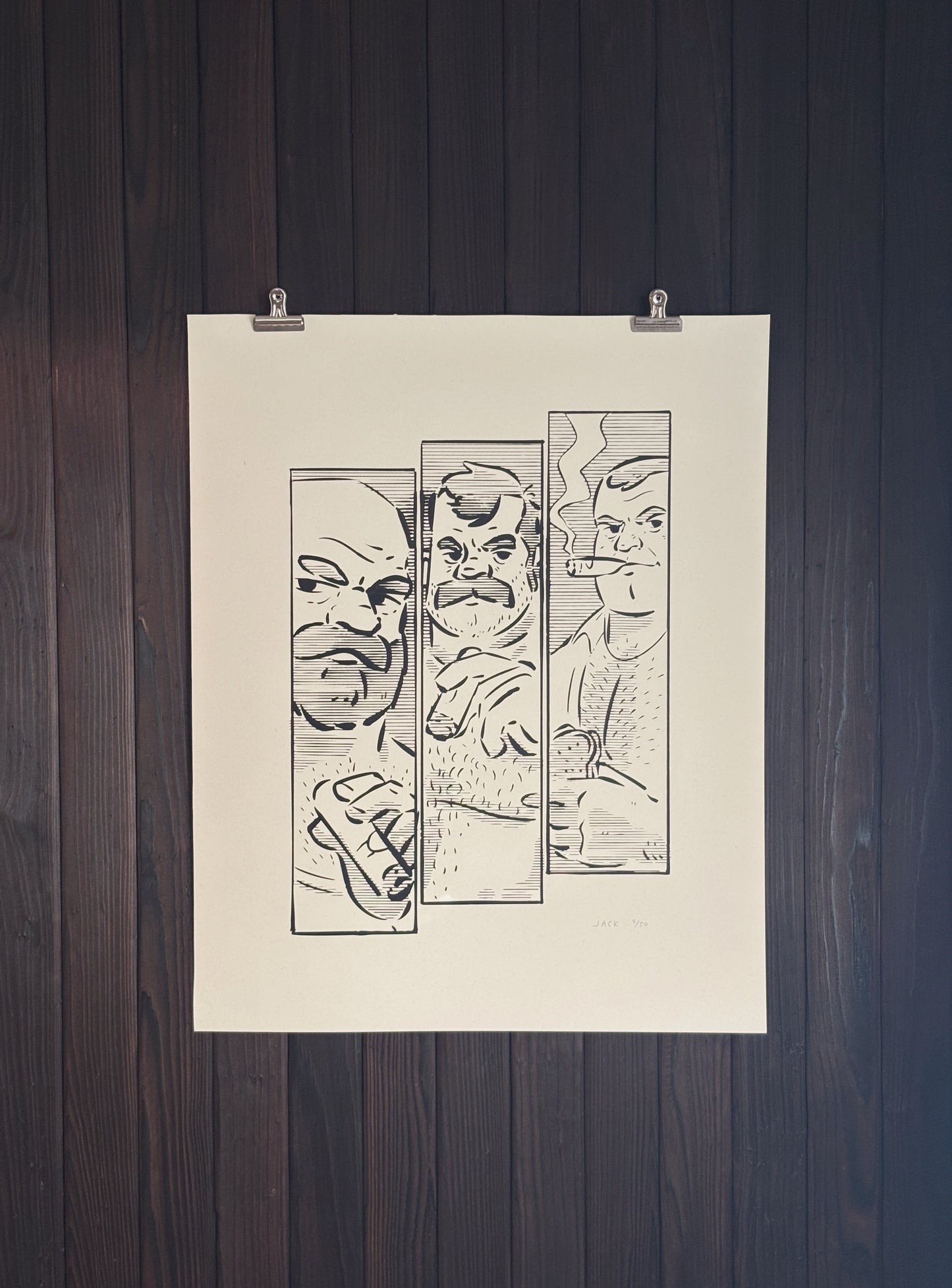 CIGAR DADS - limited edition screenprint