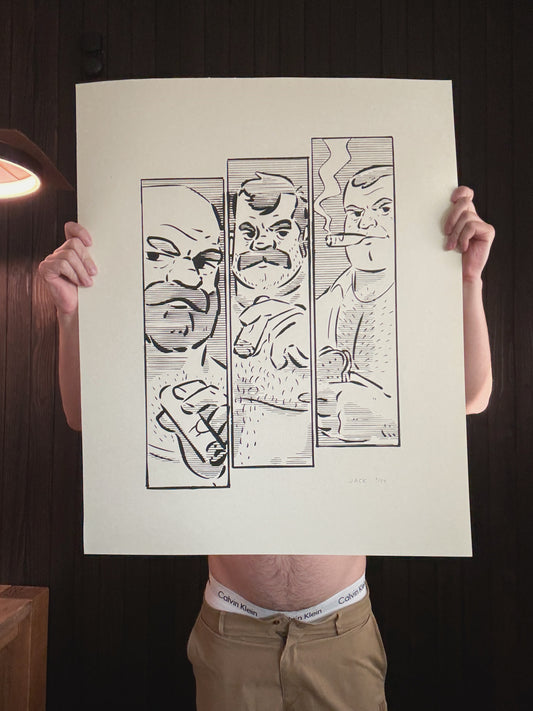 CIGAR DADS - limited edition screenprint
